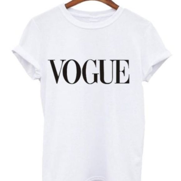 NWOT Women's Vogue T-Shirt - White - Picture 2 of 3